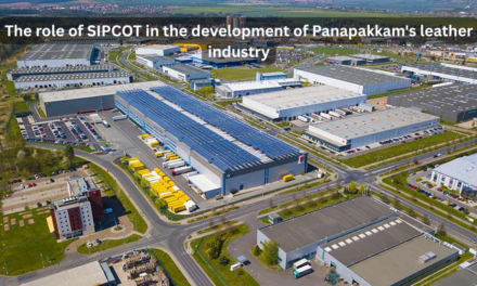 What role does SIPCOT play in the development of Panapakkam’s leather industry?