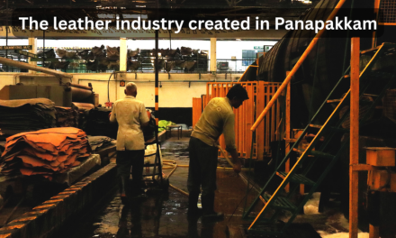 How many jobs has the leather industry created in Panapakkam?