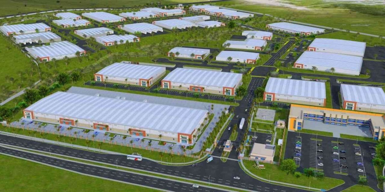 What is the projected employment generation from the MLFAC Industrial Park?