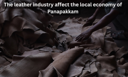 How does the leather industry affect the local economy of Panapakkam?
