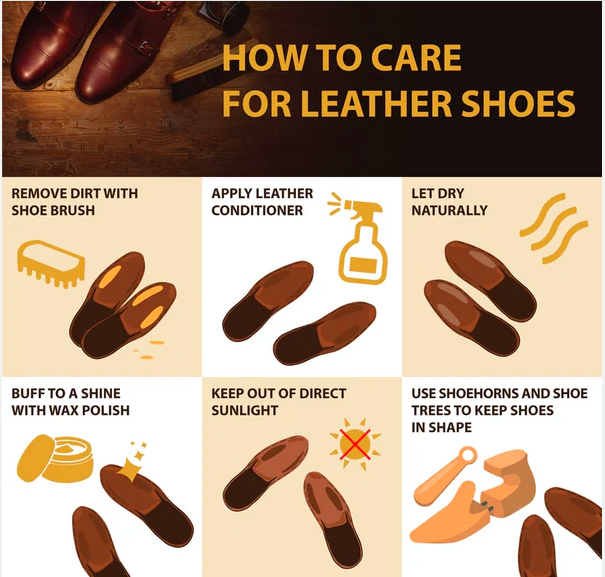 What is the best way to store leather footwear to prevent damage?