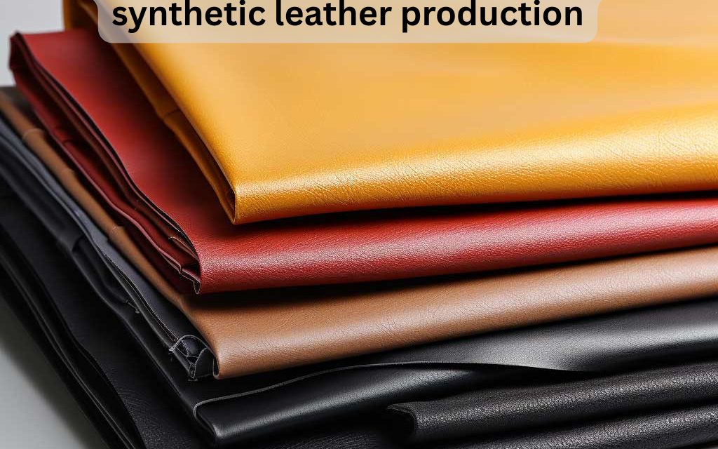 What safety concerns are associated with synthetic leather production?