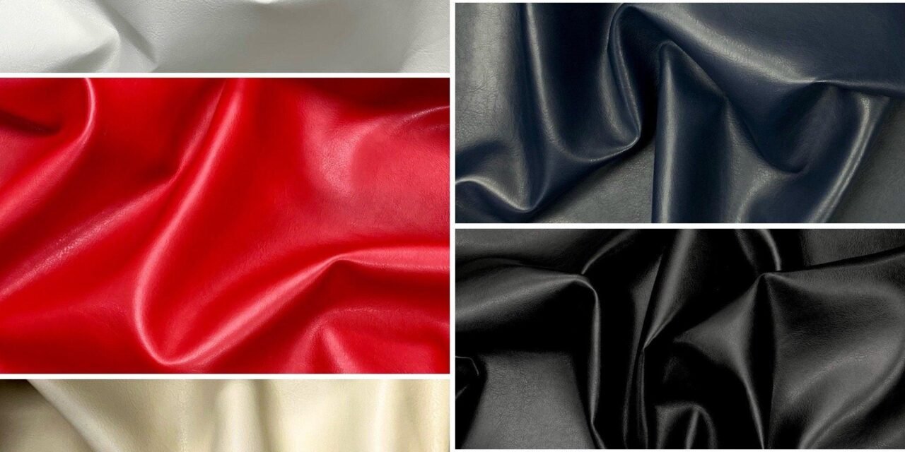 How is synthetic leather treated for improved texture and aesthetics?