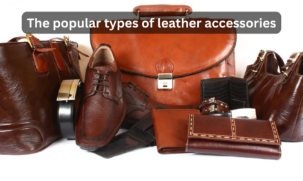 What are the popular types of leather accessories?