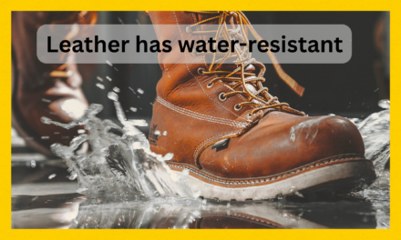 How is leather treated to make it water-resistant?