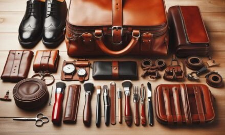What are the best practices for maintaining leather accessories?