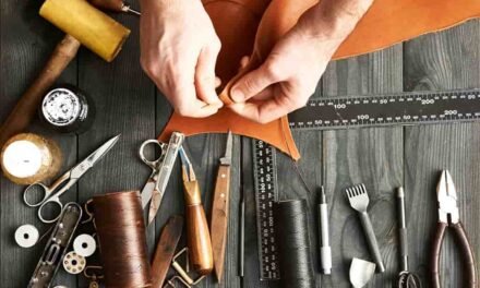 How is customization achieved in leather accessory production?