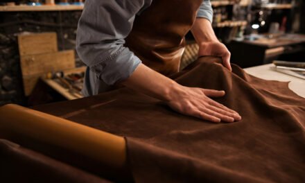 How is leather tanning done for accessory-grade leather?