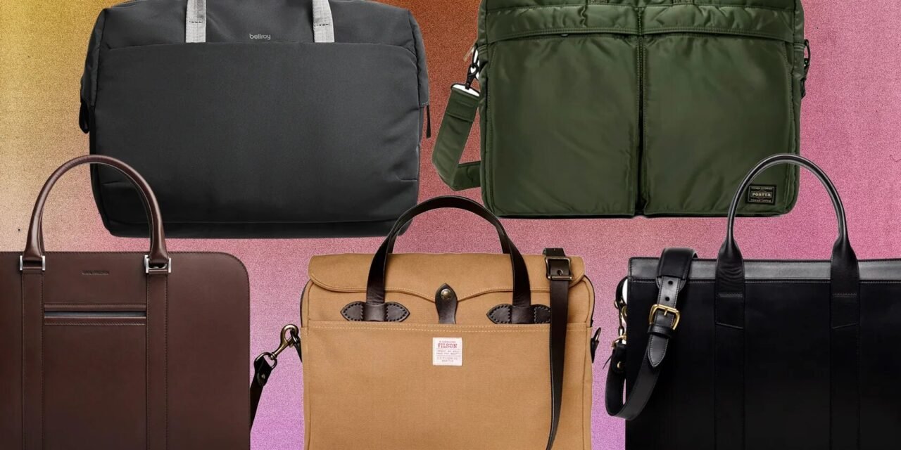 How is the durability and quality of leather briefcases tested?