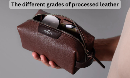 What are the different grades of processed leather, and how are they classified?
