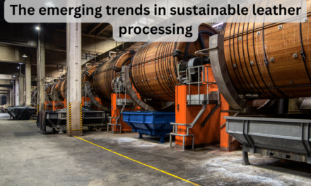 What are the emerging trends in sustainable leather processing?