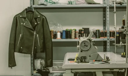 What are the main steps involved in the manufacturing of leather jackets?
