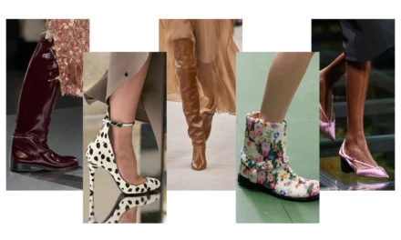 How are leather shoes designed to align with women’s fashion trends?