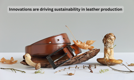 What innovations are driving sustainability in leather production?