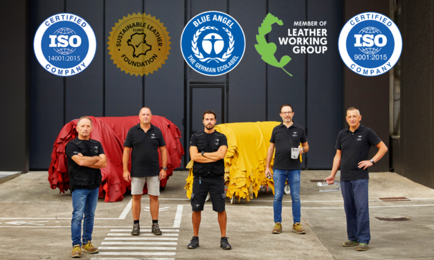 What role do certifications and standards play in promoting sustainability in the leather industry?