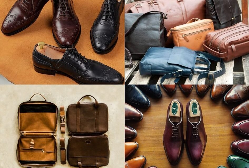 How does Panapakkam’s leather industry integrate into global supply chains?