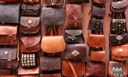 What role does branding play in the market for leather portfolios and bags?