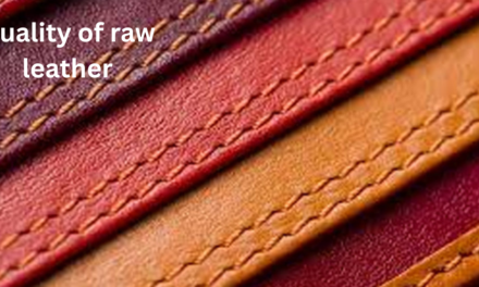 How is the quality of raw leather determined before processing?