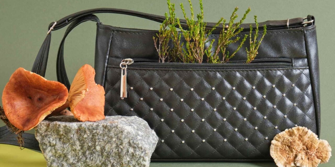 What are the best alternatives to traditional leather for sustainable garments?