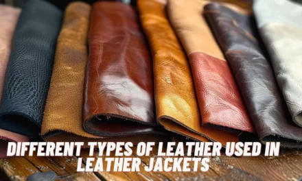 What are the different types of leather used for jackets and garments?