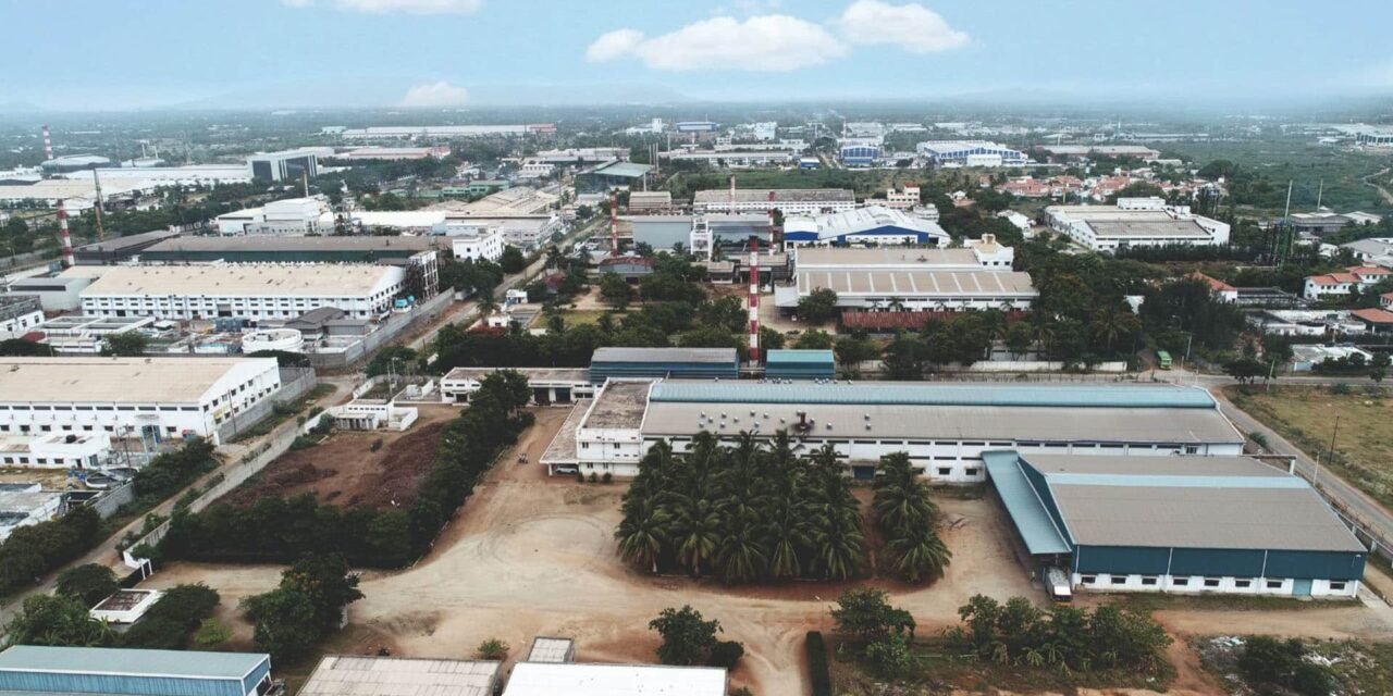 What is the primary objective of establishing the MLFAC Industrial Park in Panapakkam?